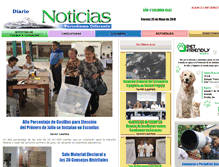 Tablet Screenshot of diarionoticias.com.mx